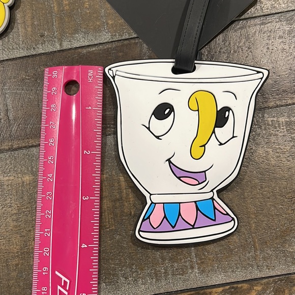 Disney Princess Beauty & the Beast Mrs. Potts & Chip Luggage Tags - Picture 6 of 10